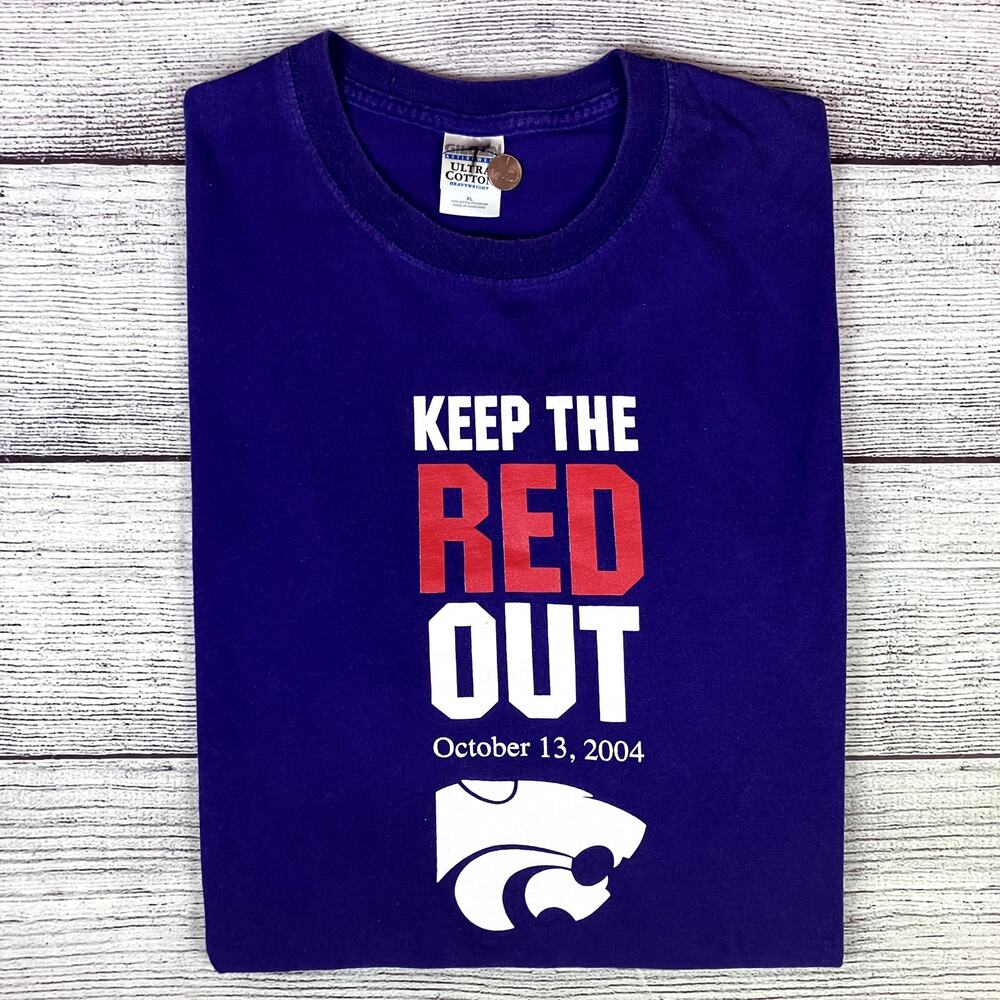 Vintage 2004 Kansas State Wildcats College Football T-shirt